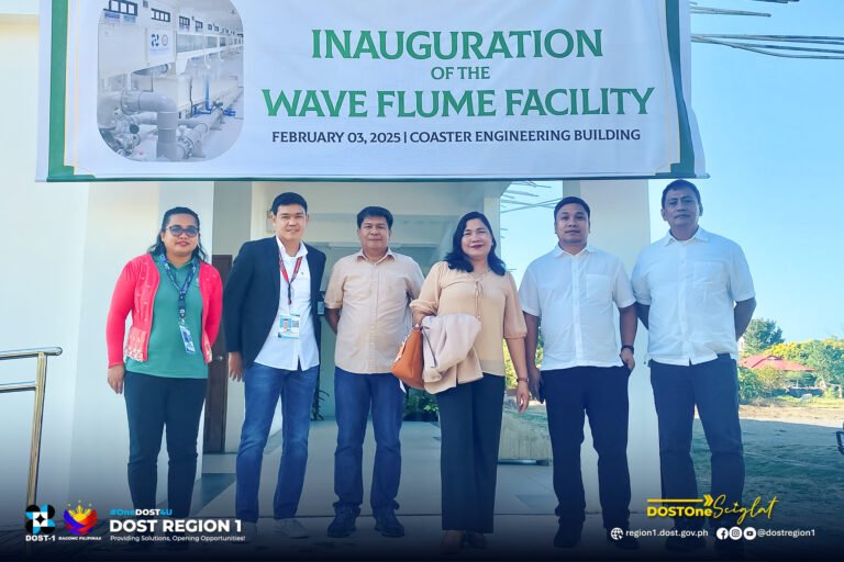 DOST Region 1 backs the Philippines’ First Wave Flume Facility in Ilocos Norte
