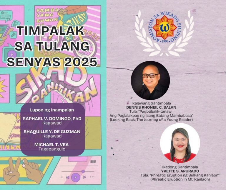 Nathaniel M. Macariola, Pinakamahusay na Makata sa Tulang Senyas 2025!