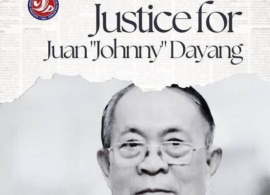 Statement of the Dayang Family Four Months After Journalist Johnny Dayang’s Assassination
