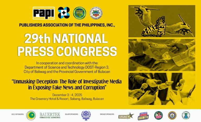 PAPI Gathers Nation’s Media Leaders for 29th National Press Congress in Bulacan