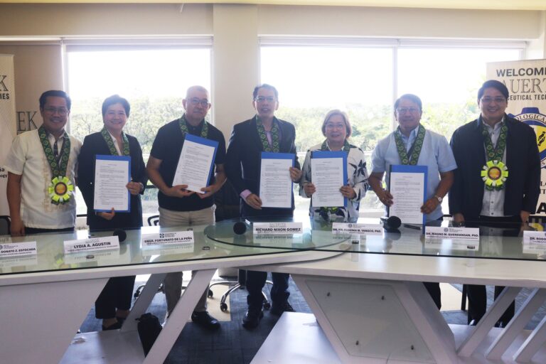 BAUERTEK PHARMACEUTICAL TECHNOLOGIES AND RIZAL TECHNOLOGICAL UNIVERSITY SIGN MEMORANDUM OF AGREEMENT